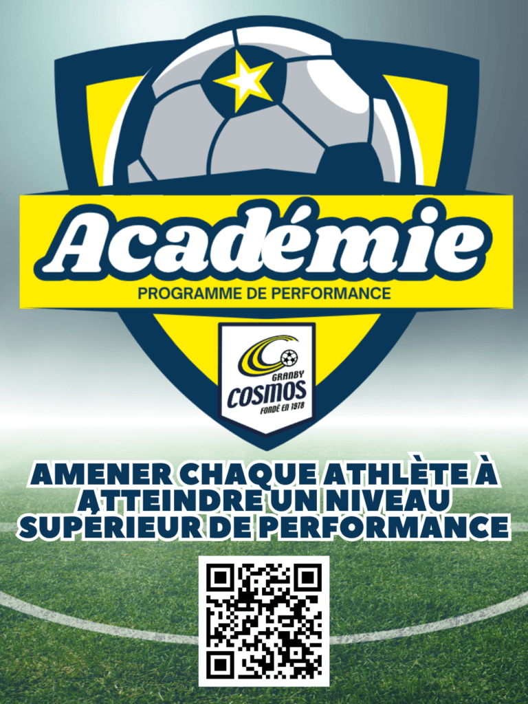 ACADÉMIE - PROGRAMME DE PERFORMANCE - Cosmos - Club de soccer